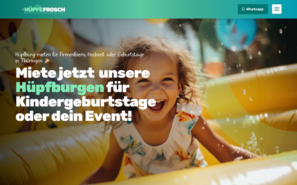 Startseite von Hüpfefrosch